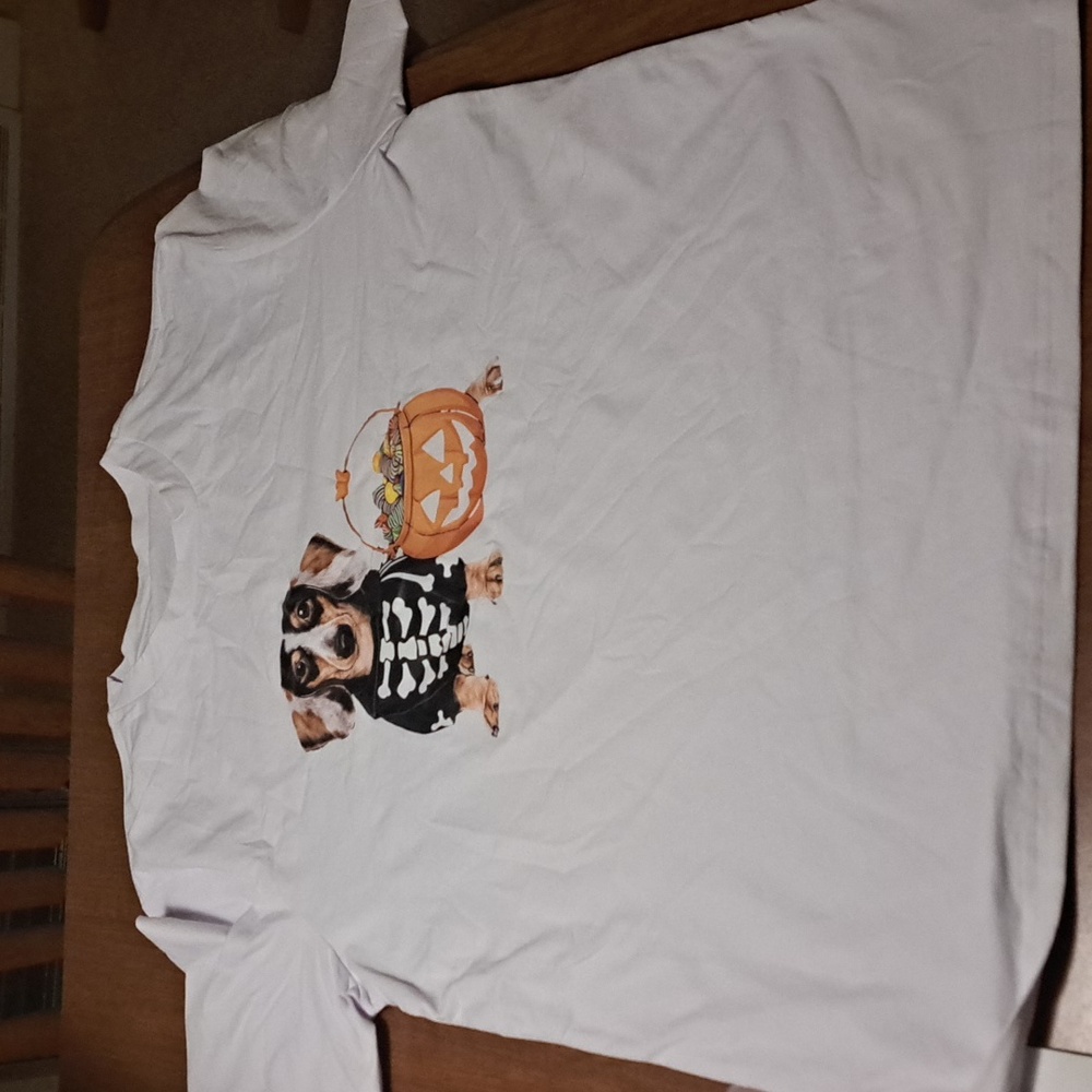 Dachshund  halloween  unisex tee Large